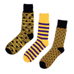 Men’s Mustard Dress Socks 3pk