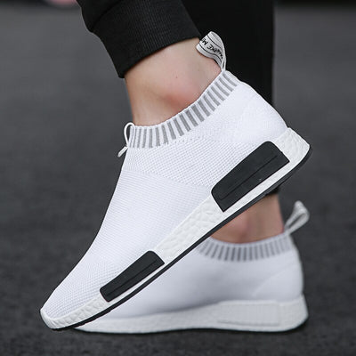 XEK 2019Men Shoes Sneakers Men Breathable Air Mesh Sneakers Slip on Summer Non-Leather Casual Lightweight Sock Shoes YYJ31