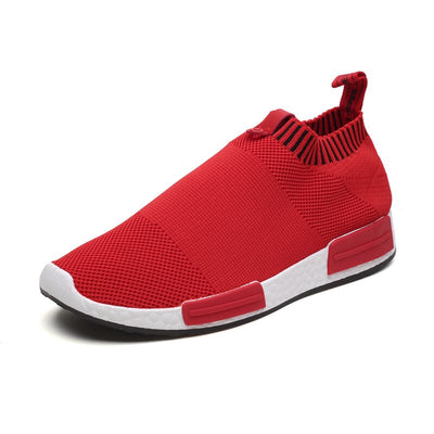 XEK 2019Men Shoes Sneakers Men Breathable Air Mesh Sneakers Slip on Summer Non-Leather Casual Lightweight Sock Shoes YYJ31