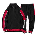 Men's Sportswear Casual Spring Tracksuit Men Two Pieces Sets Stand Collar Jackets Sweatshirt Pants Joggers Track Suit Running