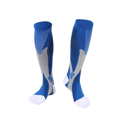 Men Women Compression Socks Fit For Sports Black Compression Socks For Anti Fatigue Pain Relief Knee High Stockings EU 39-47 Hot