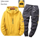 Tracksuit Men Jacket Hoodies Mens Sports Cargo Pants 2020 Tracksuits 2 Piece Set Plus Size 7XL 8XL 9XL Loose Trousers Clothes