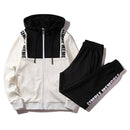 Sweatsuit Set Men Fashion Spring Sporting Suit Hoodies Sweatshirts Jacket+Pants Sportswear 2 Piece Set Tracksuit For Men Clothes