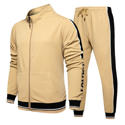 2020 Fashion Men's Tracksuit Casual Sweat Suits Male Sportswear New 2 Piece Sport Suits Set Men Sweatshirts + Pants Streetwear