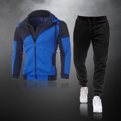 New 2020 Casual Tracksuit Men Sets Hoodies And Pants 2 Piece/Sets Zipper Hooded Sweatshirt Outfit Sportswear Male Suit Clothing