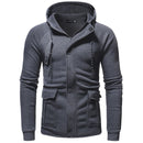 Men Track Suits Hooded Jacket Sweatsuit Sports Suits New Sportswear Men's Jogger Sets Solid color Tracksuit Men Clothes